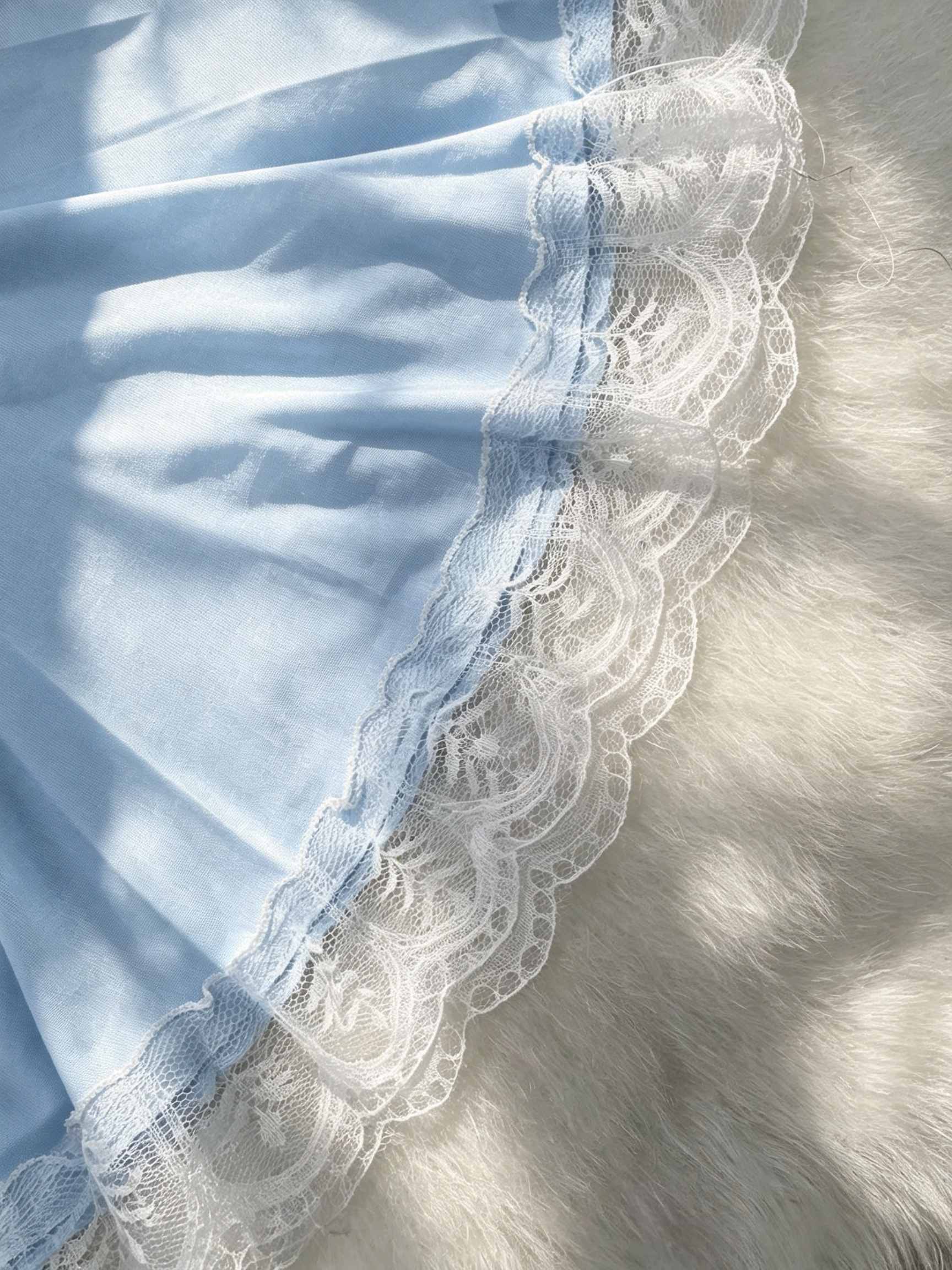 Women's Blue and White Maid Co - Headband Summer Knit review and price