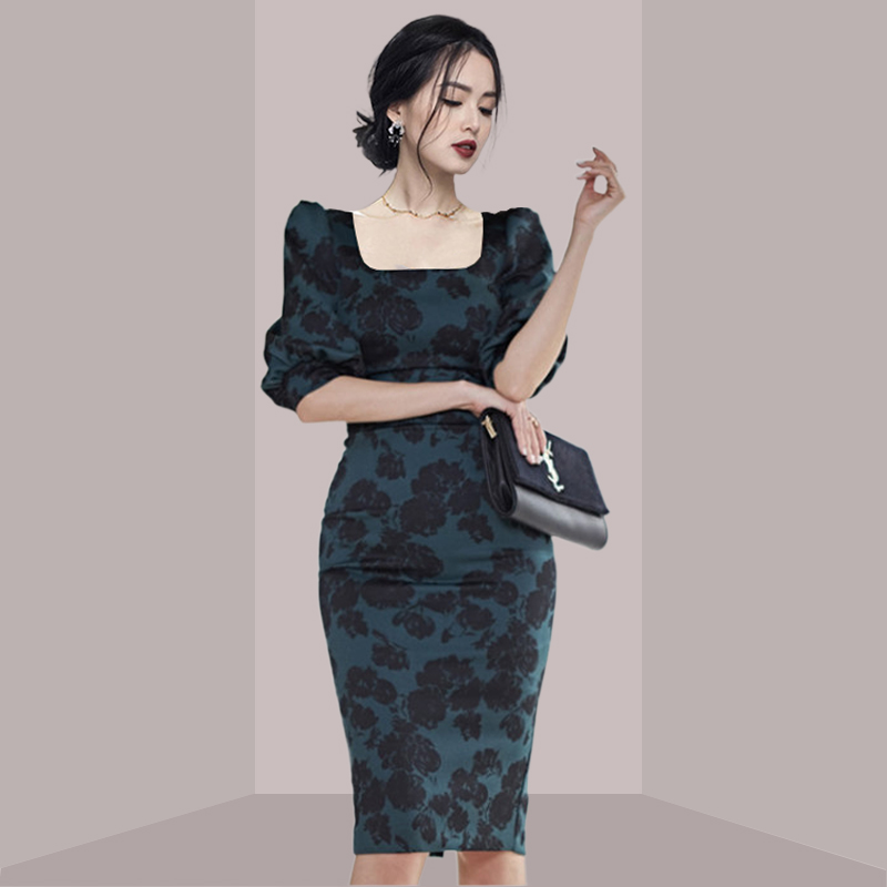 Elegant Ladylike Floral Print  - Midi Skirt Floral review and price