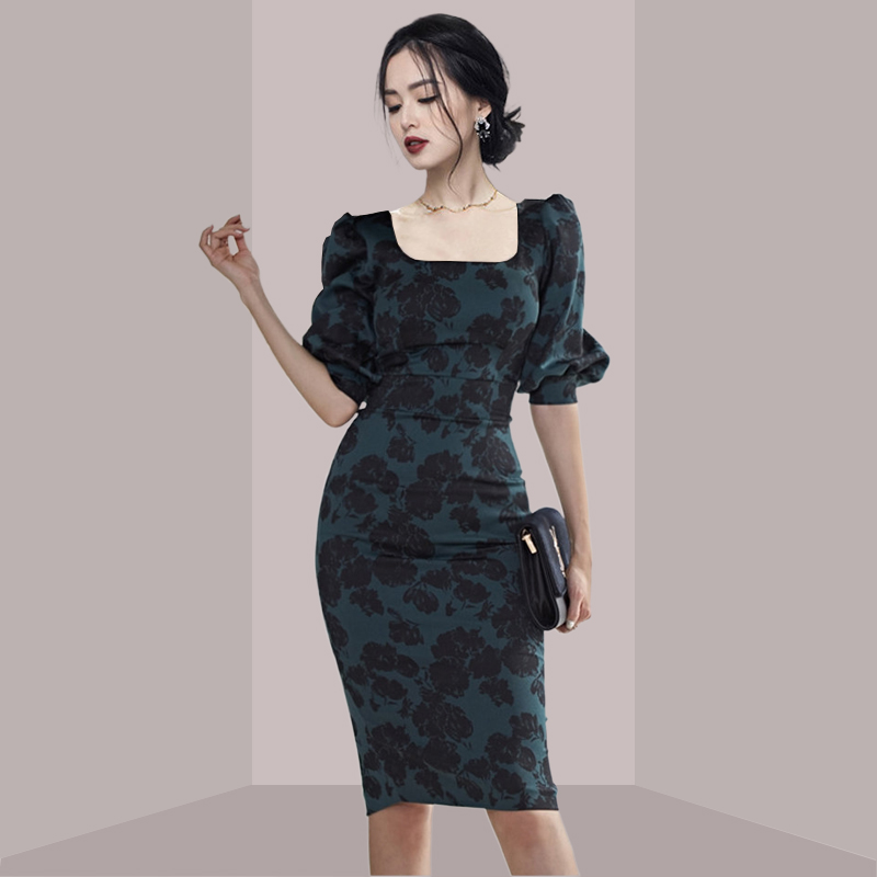 Elegant Ladylike Floral Print  - Midi Skirt Floral review and price