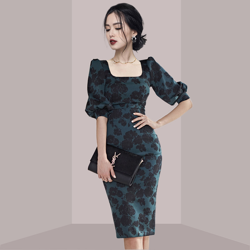 Elegant Ladylike Floral Print  - Midi Skirt Floral review and price