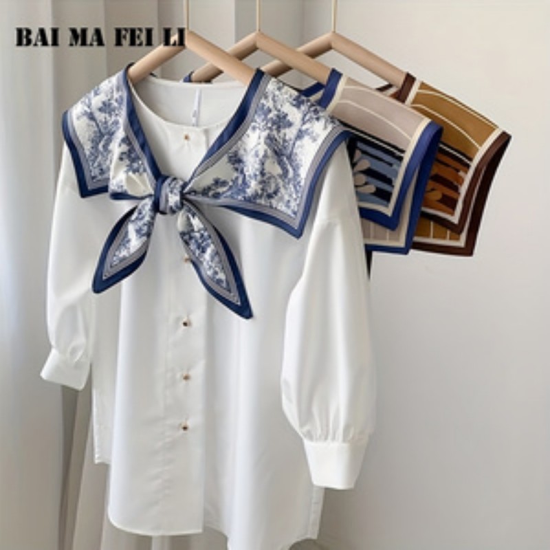 Women's Versatile Silk Scarf S - Blouse Off Shoulder review and price